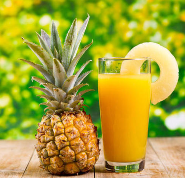 Fresh Pineapple Juice — Litchibari Eco Resort Restaurant Sreemangal